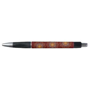 Blume des Lebens - Vintage Ornamente Mandala 1 Kugelschreiber
