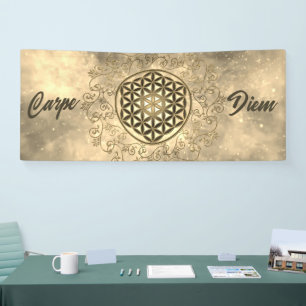 Blume des Lebens - Vintage Ornamente Mandala 2 Banner