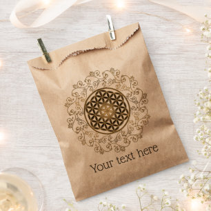 Blume des Lebens - Vintage Ornamente Mandala 2 Geschenktütchen