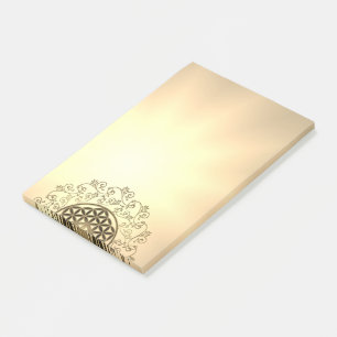 Blume des Lebens - Vintage Ornamente Mandala 2 Post-it Klebezettel