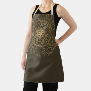 Blume des Lebens - Vintage Ornamente Mandala 2 Schürze
