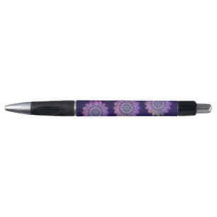Blume des Lebens - Vintage Style Galaxie Weltraum Kugelschreiber