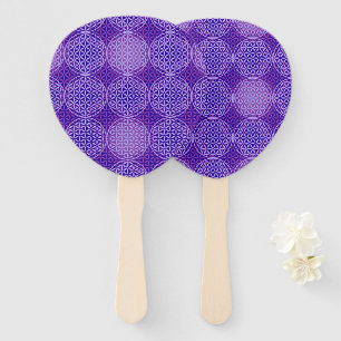 BLUME DES LEBENS - violettes Lila - Muster Fächer