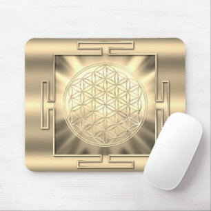Blume des Lebens Yantra Mousepad