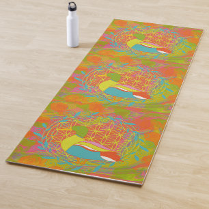 Blume des Lebens Yogamatte