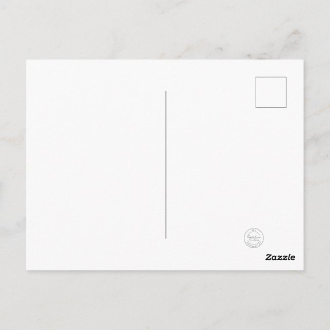 Blume des neuen Jahres 2023 Postkarte (Rückseite)