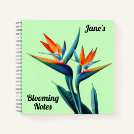 Blume des Paradieses Personalisiert Notizbuch