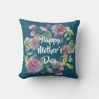 Blume des personalisierten Muttertags Kissen