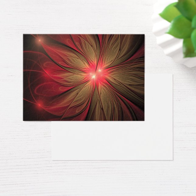 Blume des roten Fraktals (Schreibtisch)