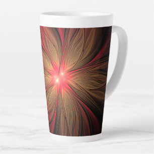 Blume des roten Fraktals Milchtasse