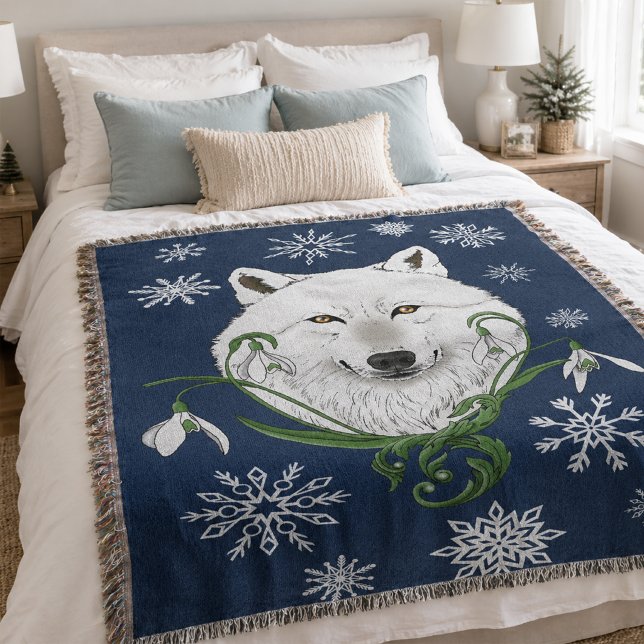 Blume des Schneefalls der Weißen Arktis Decke (Von Creator hochgeladen)