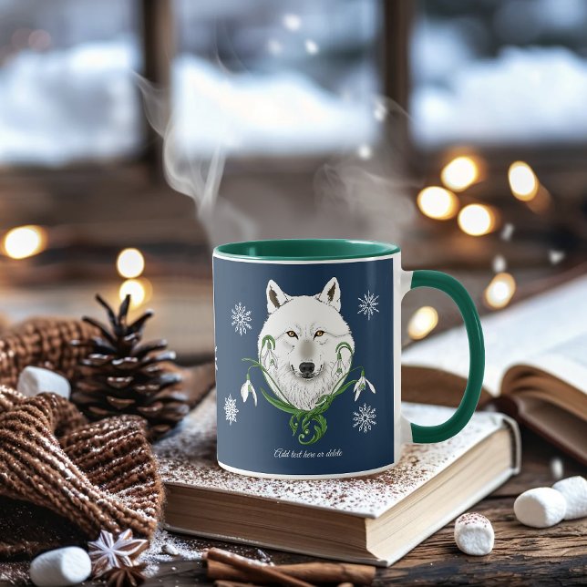Blume des Schneefalls der Weißen Arktis Tasse (Von Creator hochgeladen)