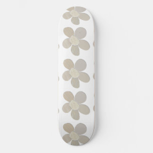Blume des Stoffs Collage Mix und Anpassungsfarben Skateboard