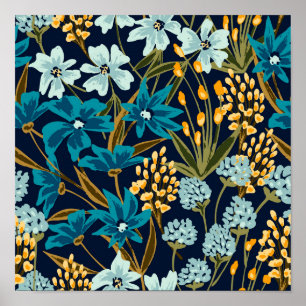 Blume des tropischen Gartens Poster