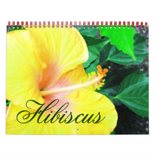 Blume des tropischen Hibiskus Kalender