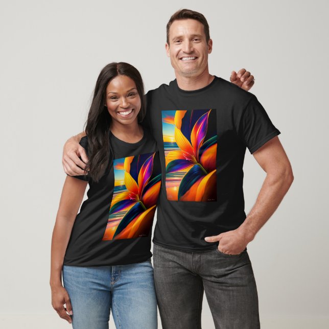 Blume des tropischen Paradieses T-Shirt (Unisex)