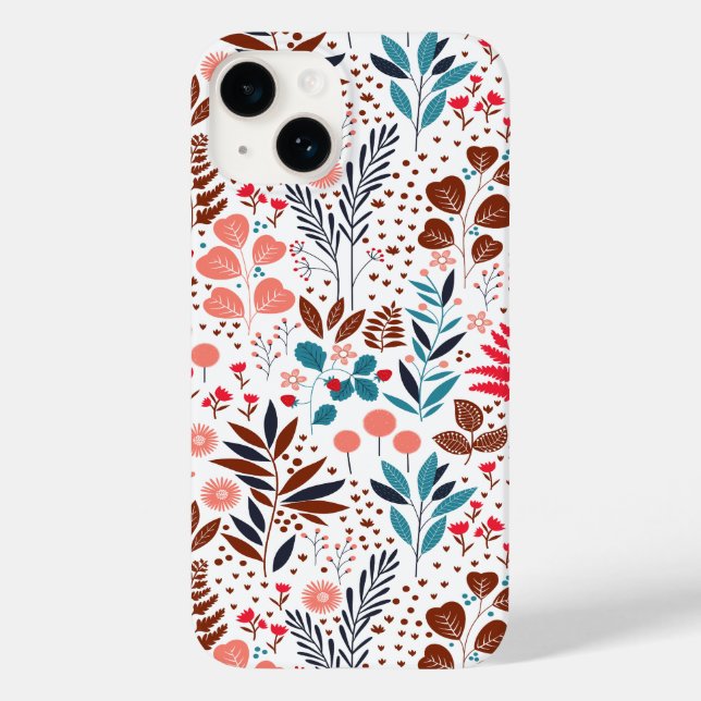 Blume des Vintagen Frühlings Case-Mate iPhone Hülle (Rückseite)