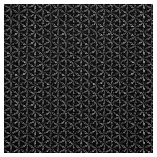 Blume des weißen Lebensmusters Stoff (Muster)