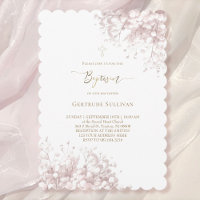 Blume des weißen rosa Babys