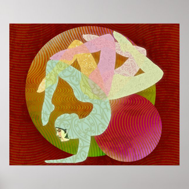 Blume des Yoga Poster (Vorne)