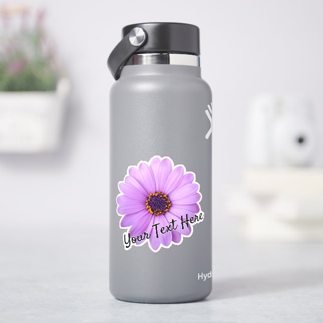 Blume-Design-Aufkleber Aufkleber (HydroFlask)