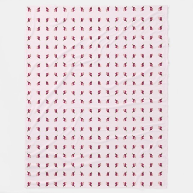 Blume Design Fleece Blanket (Vorderseite)