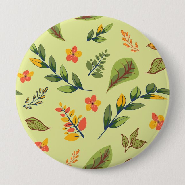 Blume Design Serie 3 Button (Vorderseite)