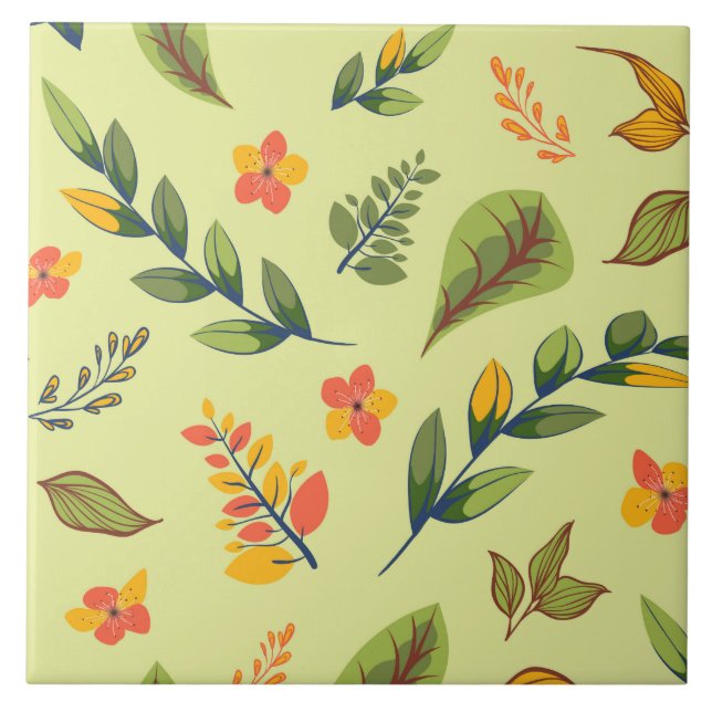 Blume Design Serie 3 Fliese (Vorderseite)