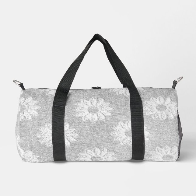 Blume-DESIGN-STIL für die Papiertüte schneiden Duffle Bag (Vorderseite)