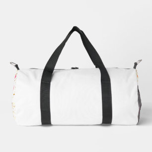 Blume-DESIGN-STIL für die Papiertüte schneiden Duffle Bag