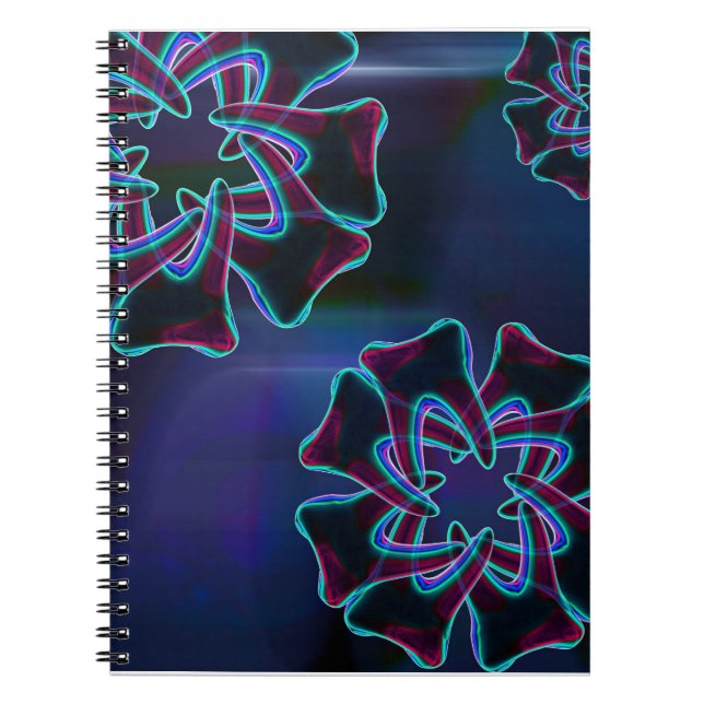 Blume Design Zahnarzt Orthodontist Notebook Notizblock (Vorderseite)