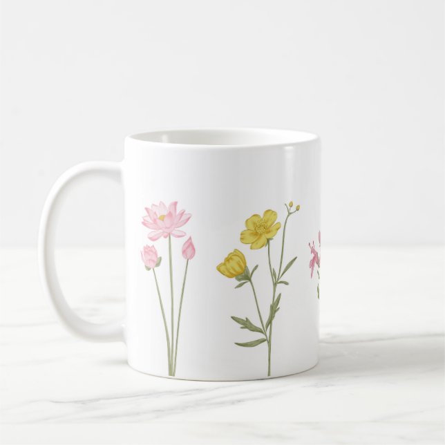 Blume Designed Tasse (Links)