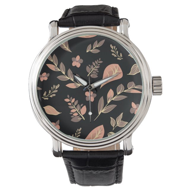 Blume-Designserie Armbanduhr (Vorderseite)