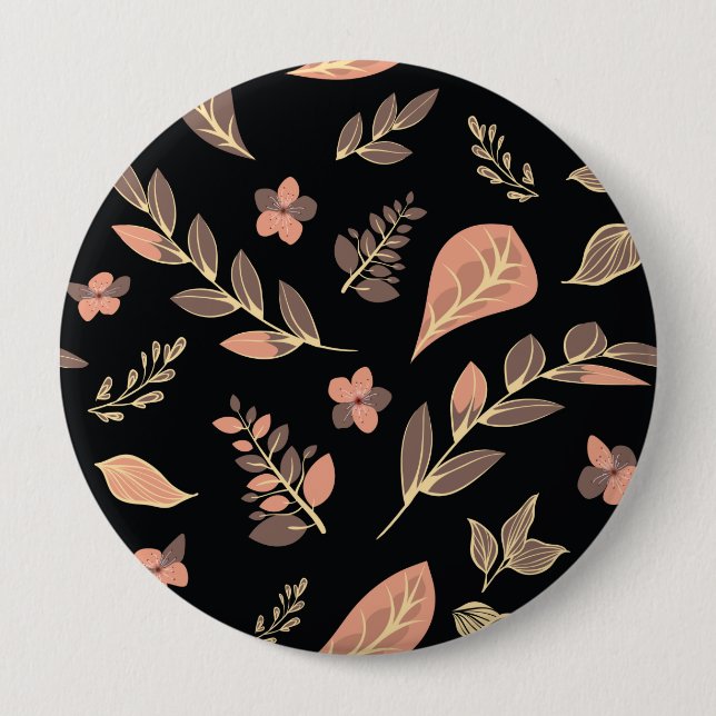 Blume-Designserie Button (Vorderseite)