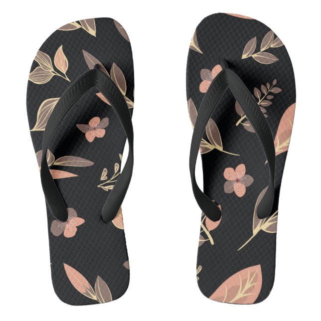 Blume-Designserie Flip Flops (Fußbett)