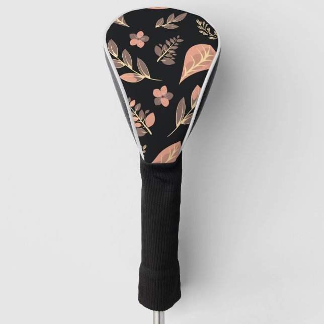 Blume-Designserie Golf Headcover (Vorderseite)