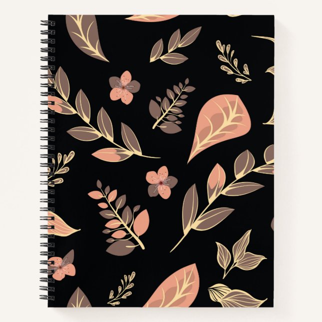 Blume-Designserie Notizbuch (Vorderseite)