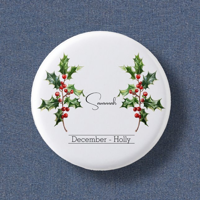 Blume Dezember Holly Button (Von Creator hochgeladen)