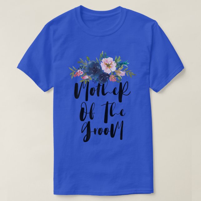 Blume, die die Mutter des Graues bewundern T-Shirt (Design vorne)