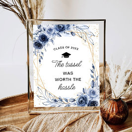 Blume, die die Tassel wert war, den schweren Absch Poster