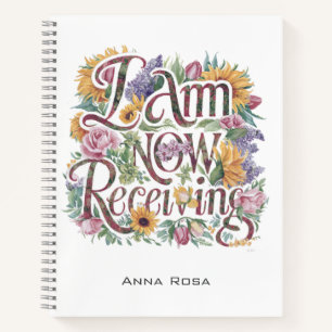 *~* Blume, DIE ICH JETZT ERHALTE AP85 Manifestatio Notizbuch