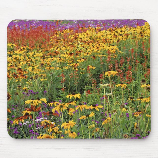 Blume-Display in den internationalen Friedensgärte Mousepad (Vorne)