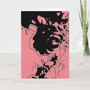 Blume Doodle Karte