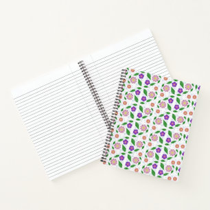 Blume Doodle Muster Spiral Notebook Notizbuch