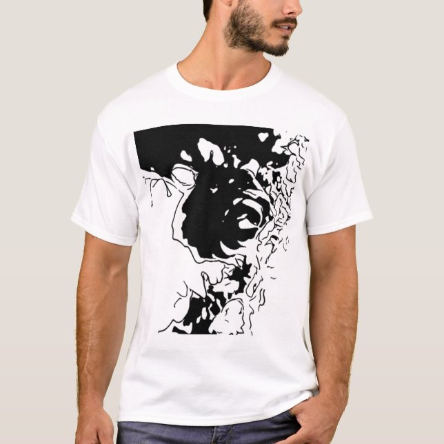 Blume Doodle T-Shirt (Vorderseite)