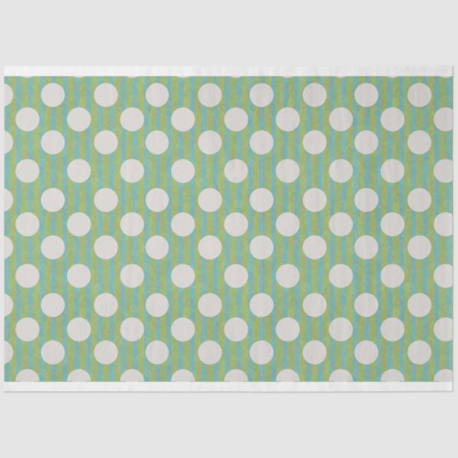 Blume Dots Tissue Paper Seidenpapier (Vorderseite)