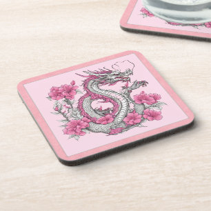 Blume Dragon Beverage Coaster Getränkeuntersetzer