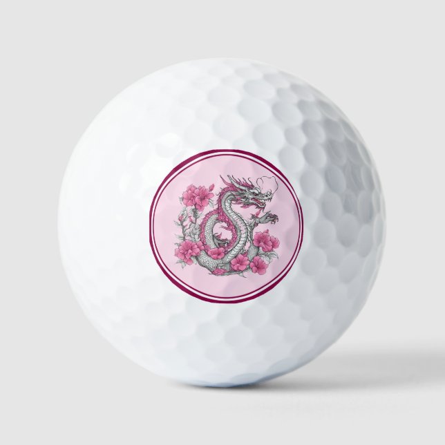 Blume Dragon Golf Ball (Vorderseite)