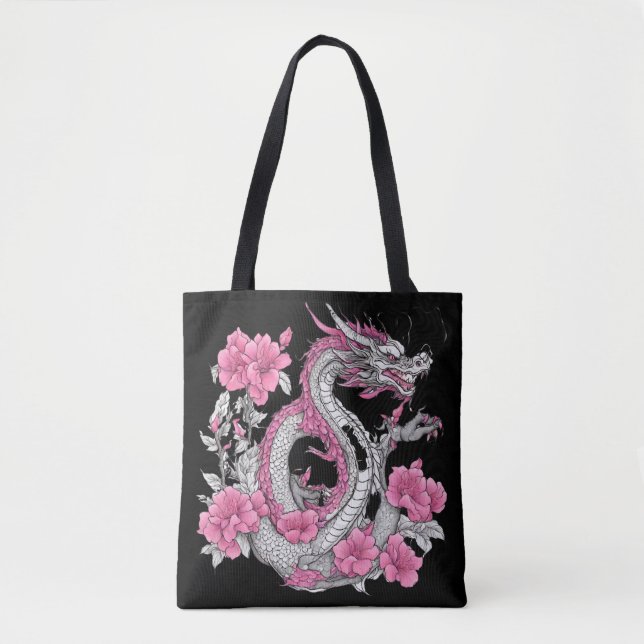 Blume Dragon Tote Bag (Vorderseite)