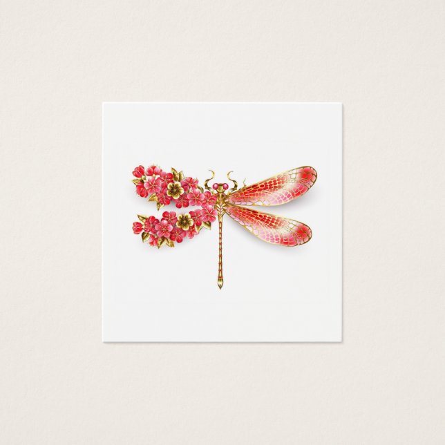 Blume Dragonfly mit Schmucksakura (Vorderseite)